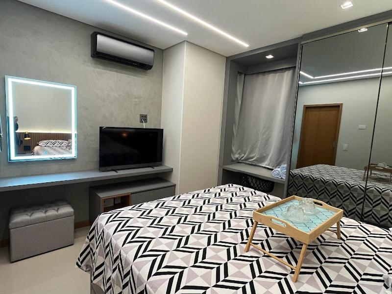 Flat Luxo Premium - Londrina Flat Hotel - 43M² #Garagemgratis ภายนอก รูปภาพ